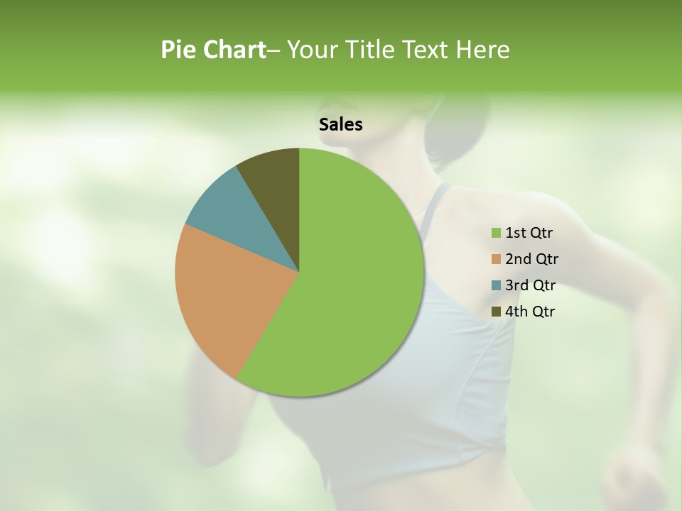 Caucasian Beauty One PowerPoint Template