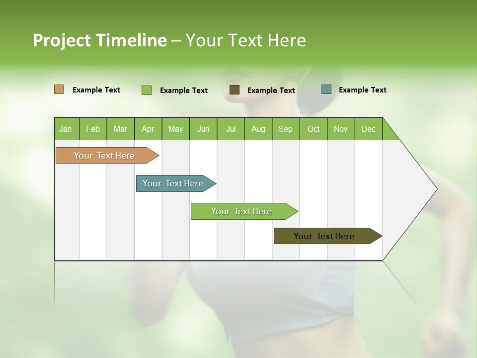 Caucasian Beauty One PowerPoint Template