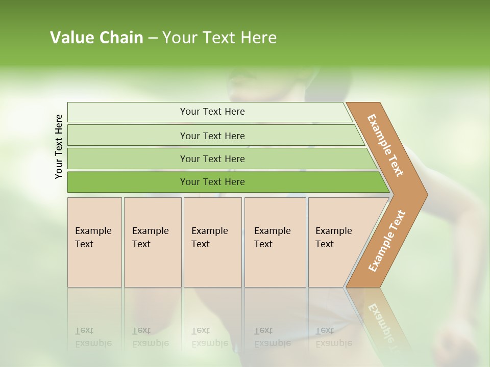 Caucasian Beauty One PowerPoint Template