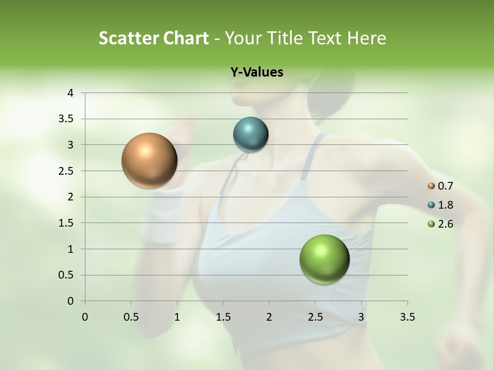 Caucasian Beauty One PowerPoint Template