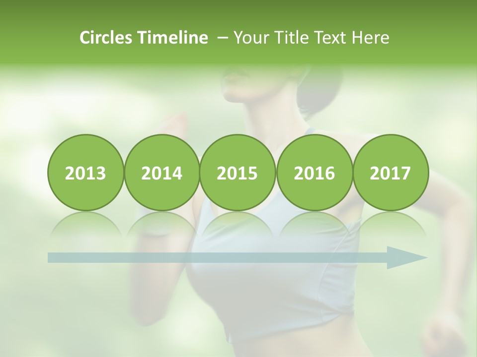 Caucasian Beauty One PowerPoint Template