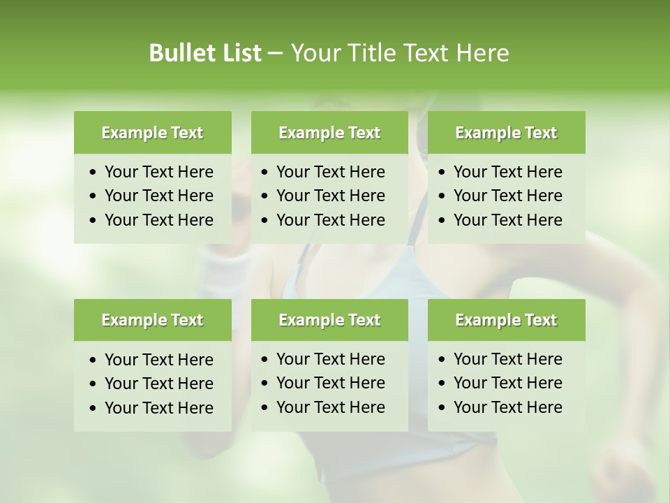 Caucasian Beauty One PowerPoint Template