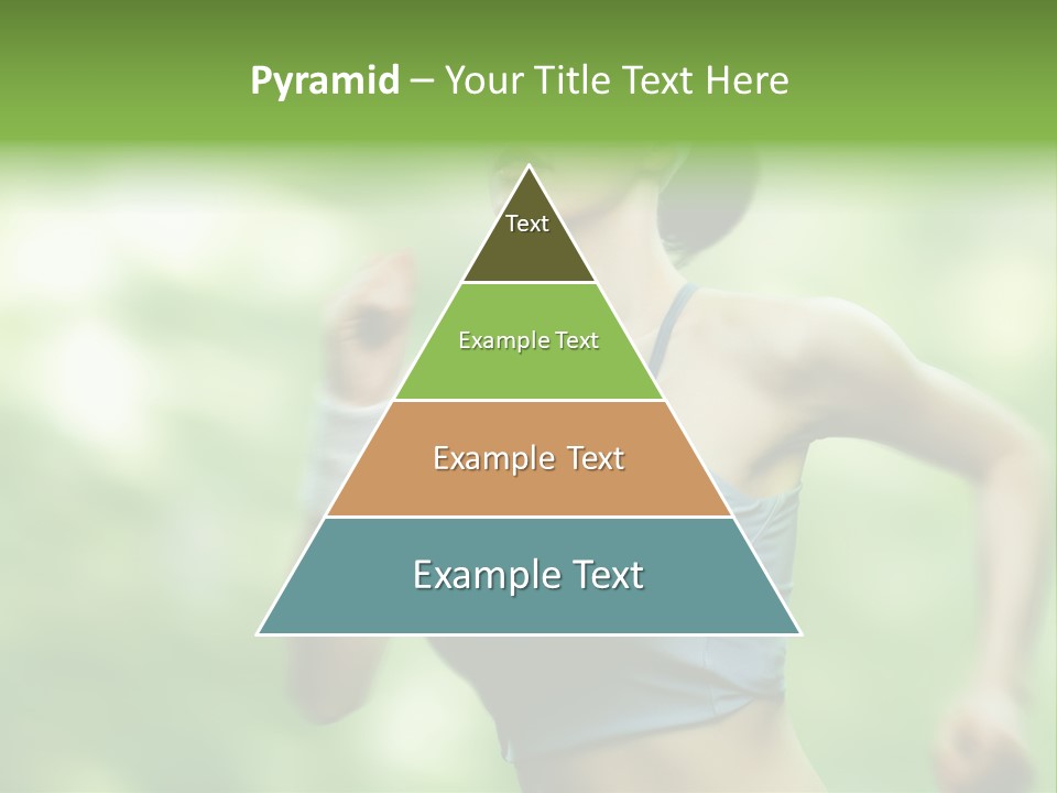 Caucasian Beauty One PowerPoint Template