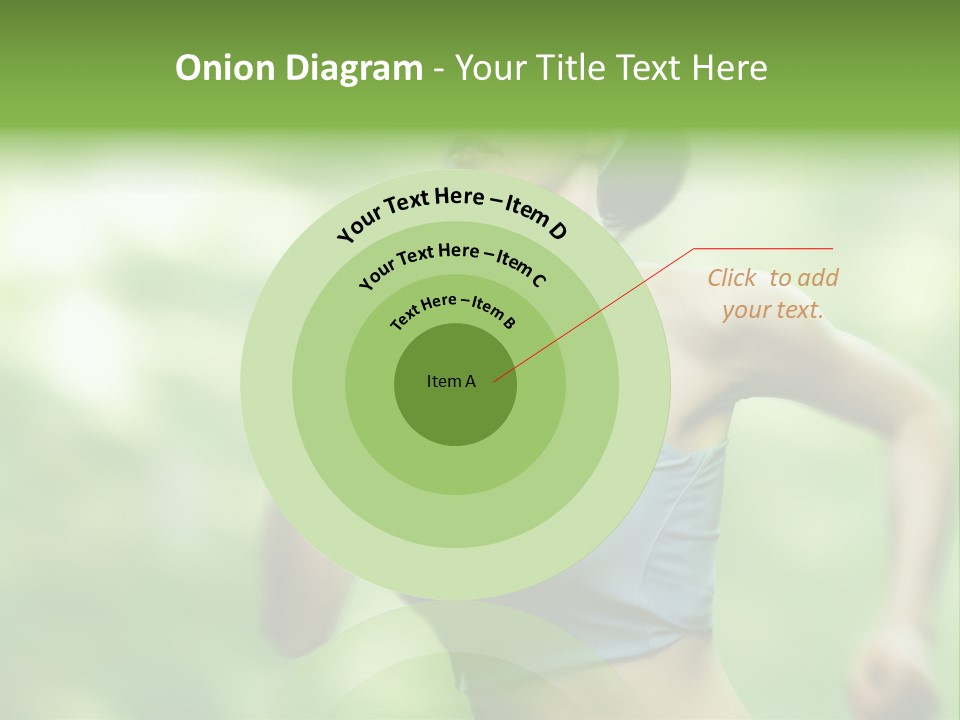 Caucasian Beauty One PowerPoint Template