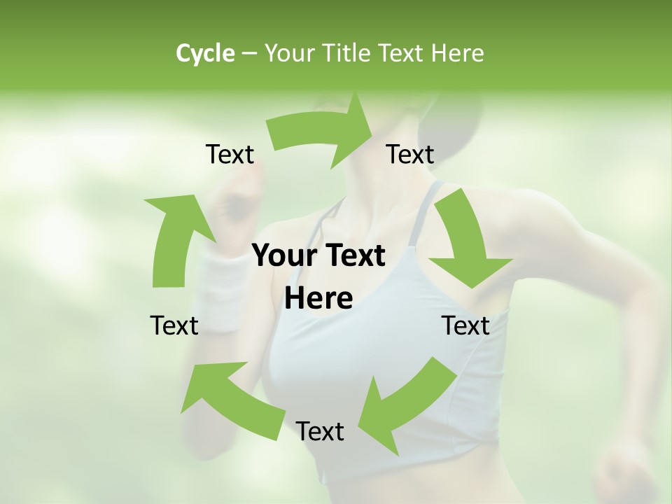 Caucasian Beauty One PowerPoint Template