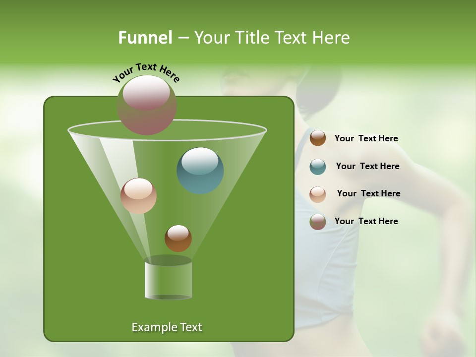 Caucasian Beauty One PowerPoint Template