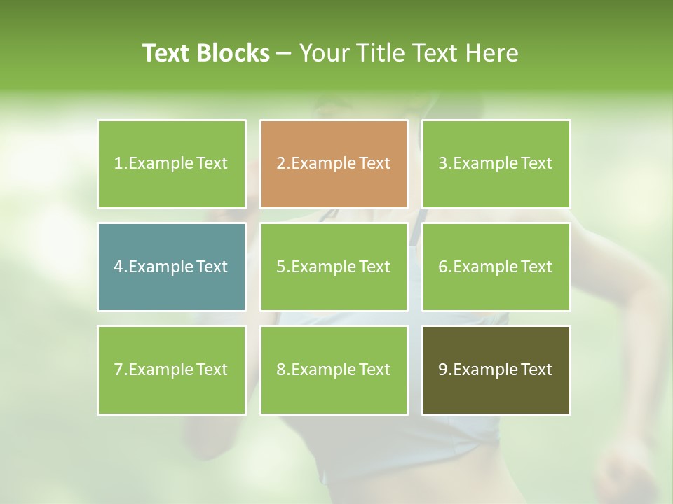 Caucasian Beauty One PowerPoint Template