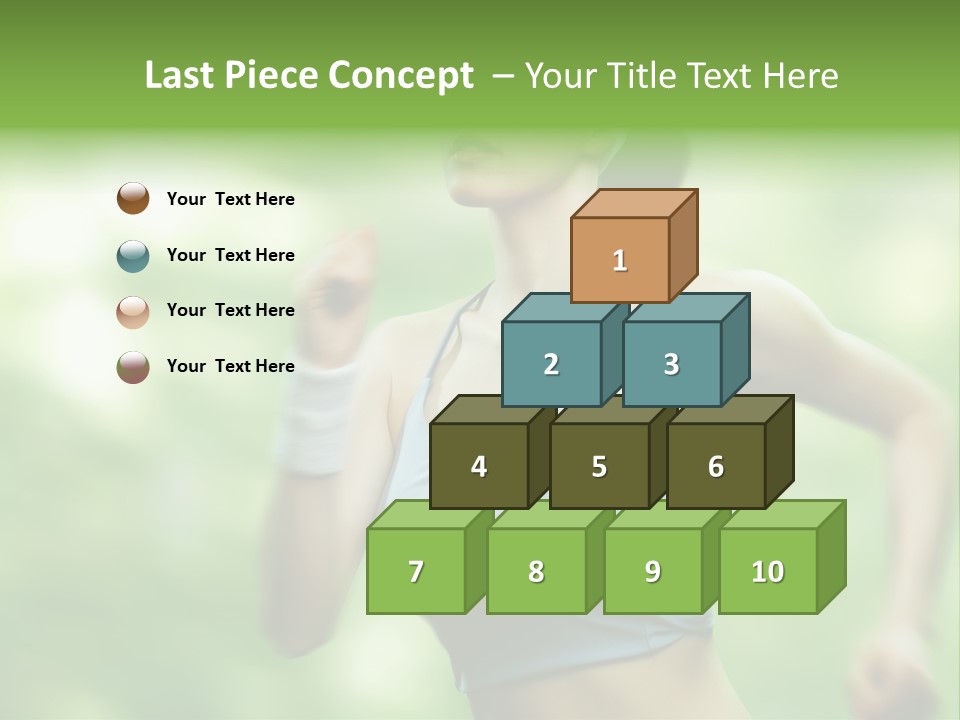 Caucasian Beauty One PowerPoint Template