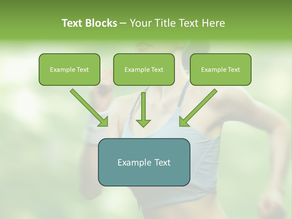 Caucasian Beauty One PowerPoint Template