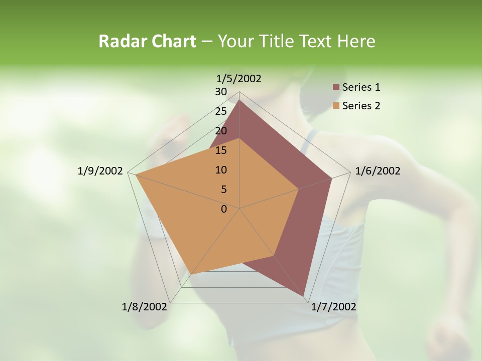 Caucasian Beauty One PowerPoint Template