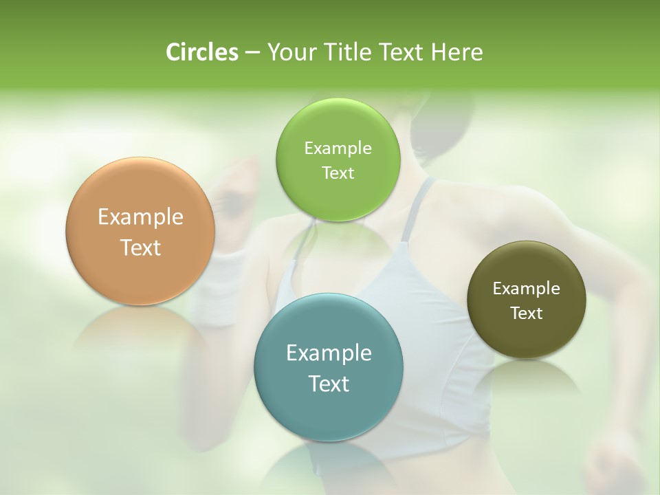 Caucasian Beauty One PowerPoint Template