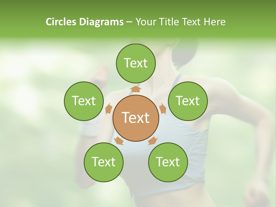 Caucasian Beauty One PowerPoint Template