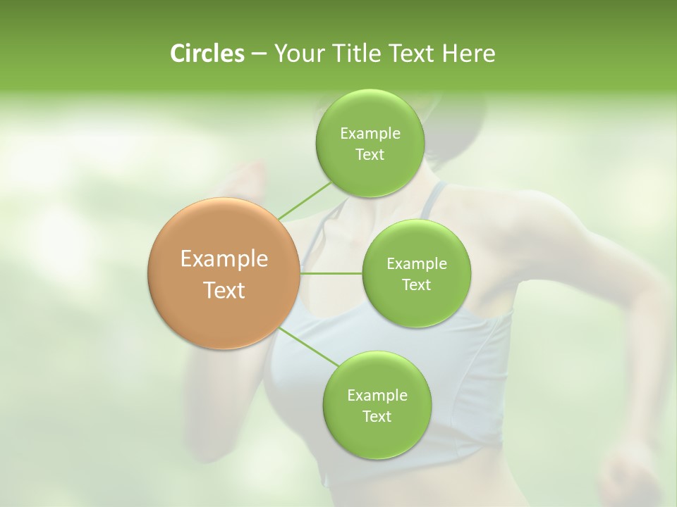 Caucasian Beauty One PowerPoint Template