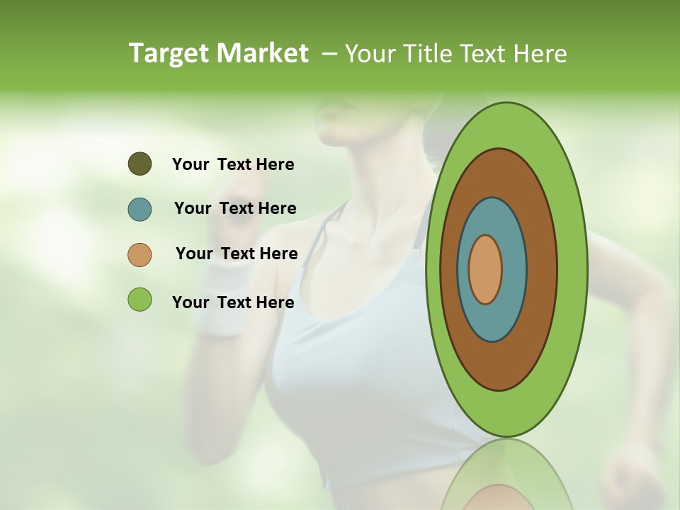 Caucasian Beauty One PowerPoint Template