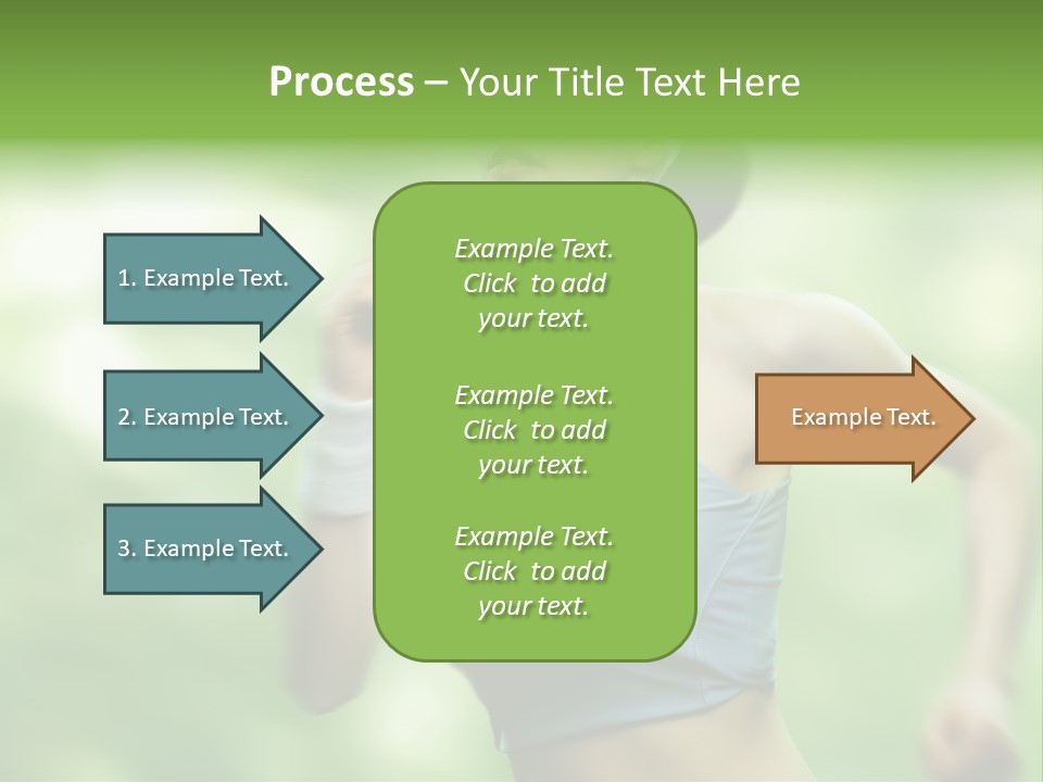 Caucasian Beauty One PowerPoint Template