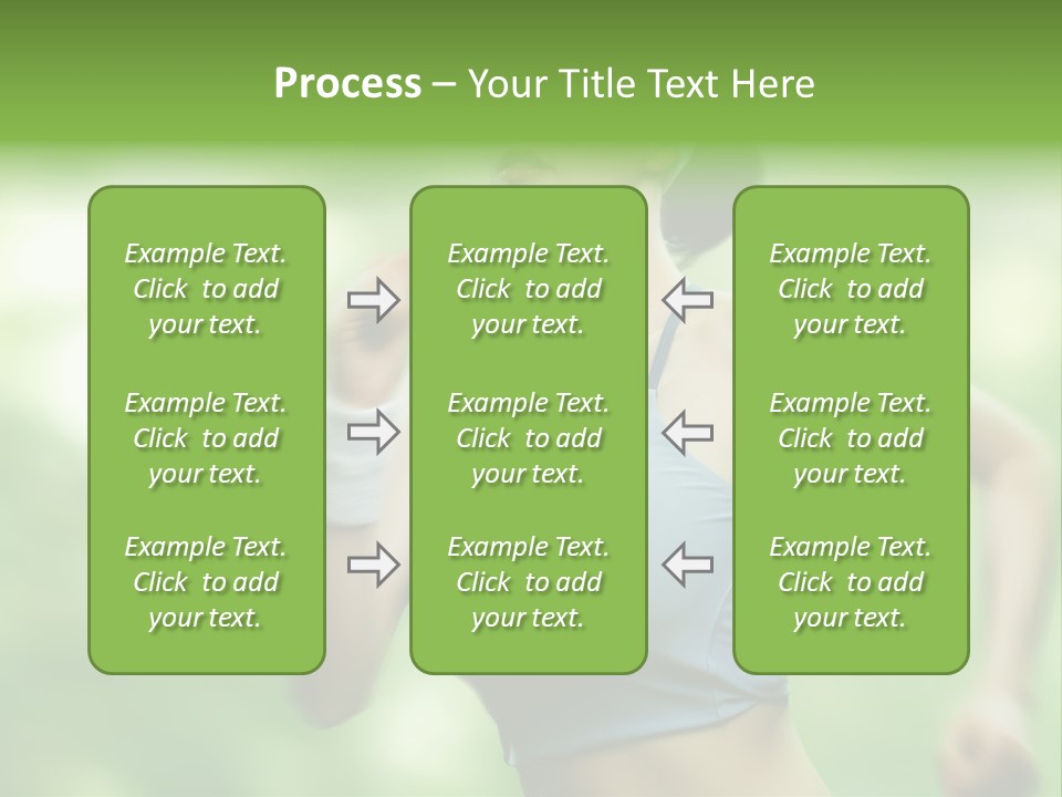 Caucasian Beauty One PowerPoint Template