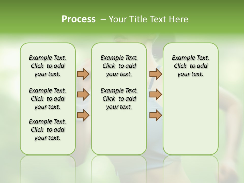 Caucasian Beauty One PowerPoint Template