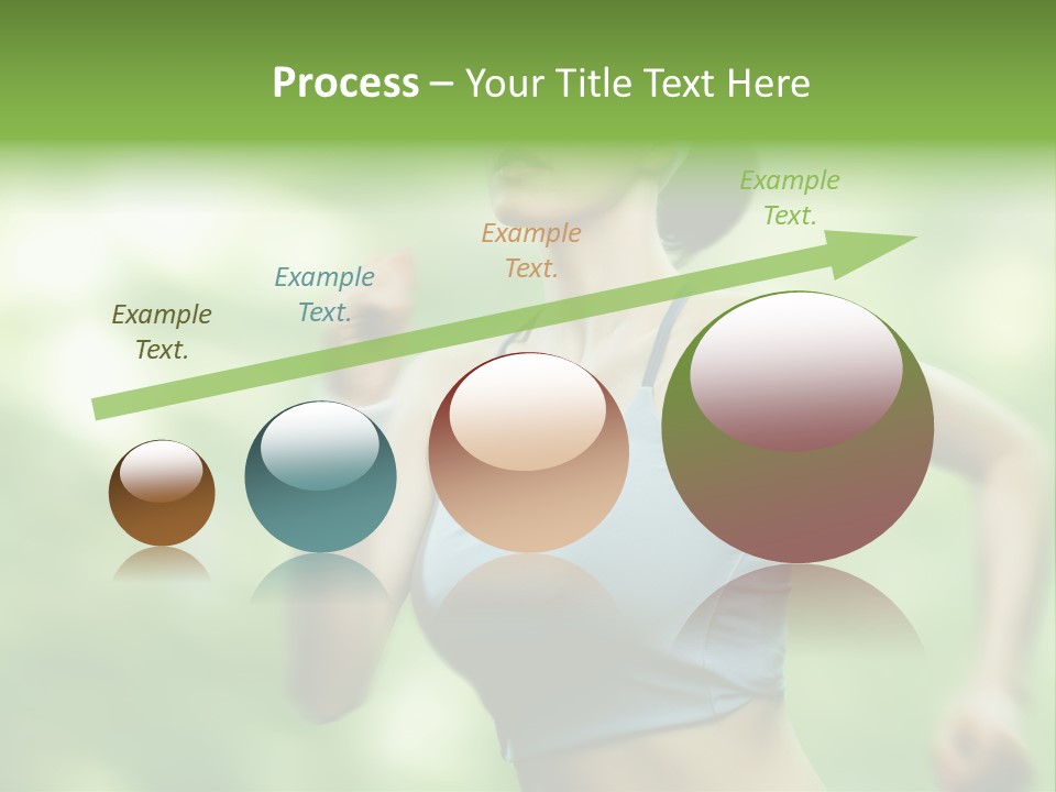 Caucasian Beauty One PowerPoint Template