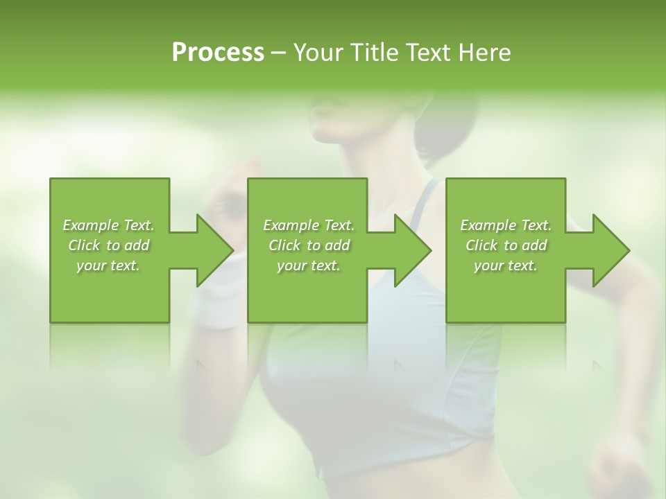 Caucasian Beauty One PowerPoint Template