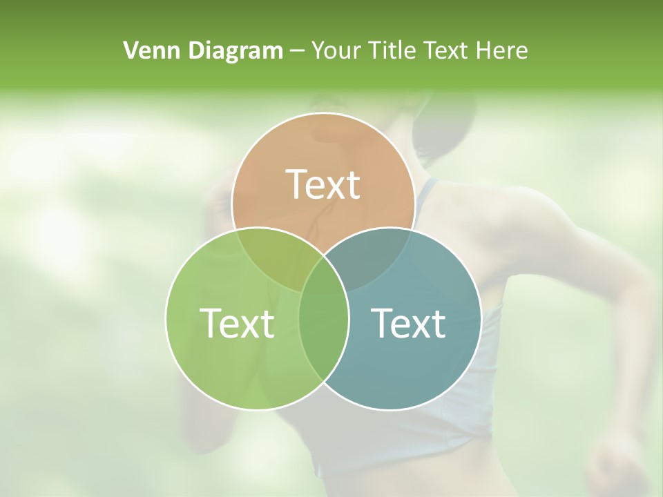 Caucasian Beauty One PowerPoint Template