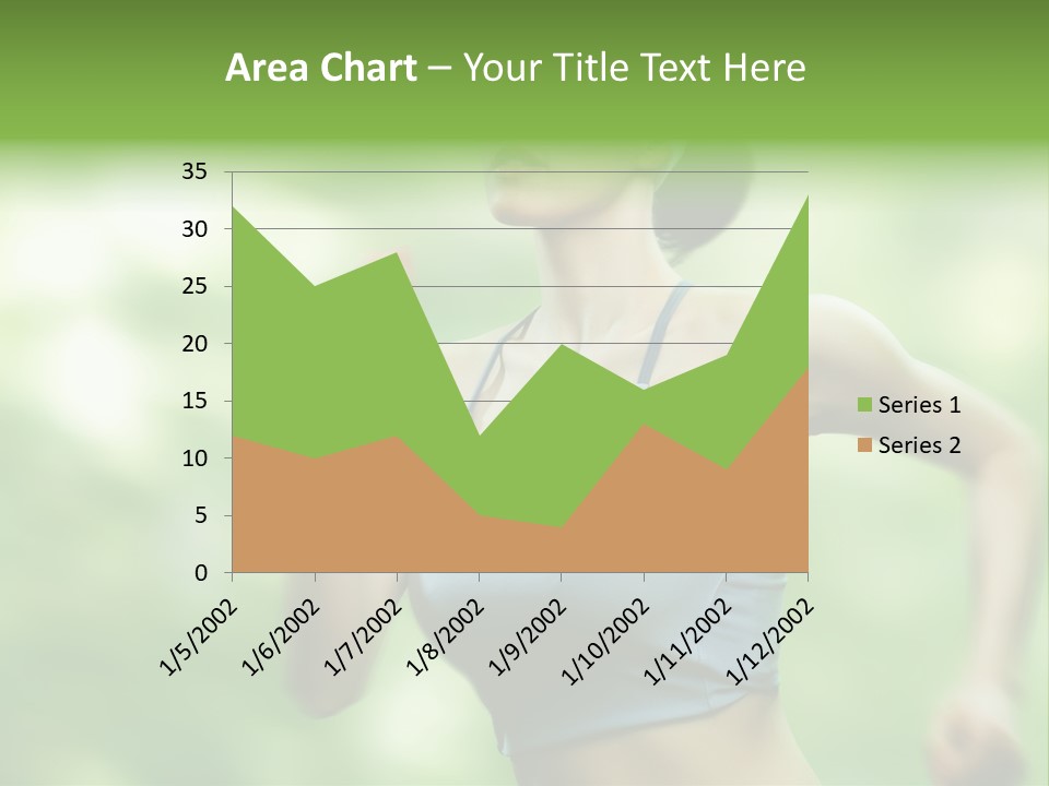 Caucasian Beauty One PowerPoint Template