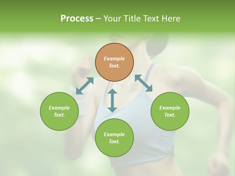 Caucasian Beauty One PowerPoint Template