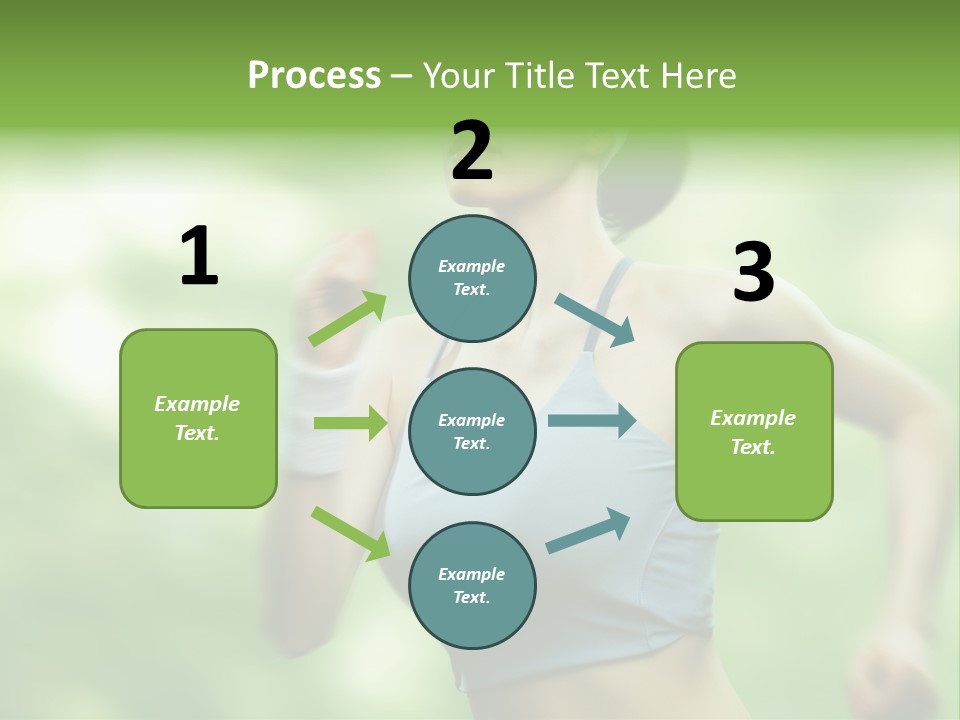 Caucasian Beauty One PowerPoint Template