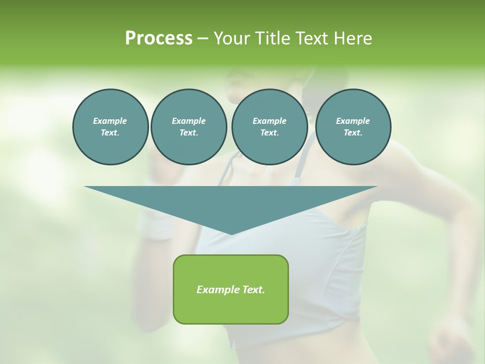 Caucasian Beauty One PowerPoint Template