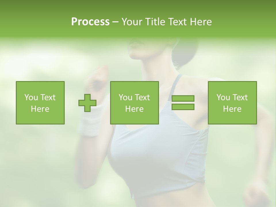 Caucasian Beauty One PowerPoint Template