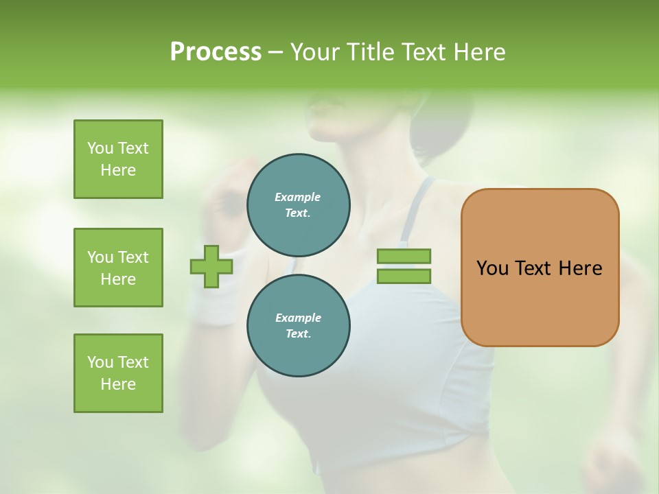Caucasian Beauty One PowerPoint Template