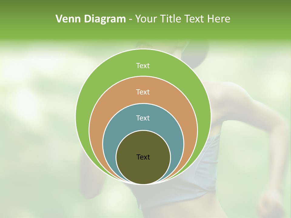 Caucasian Beauty One PowerPoint Template