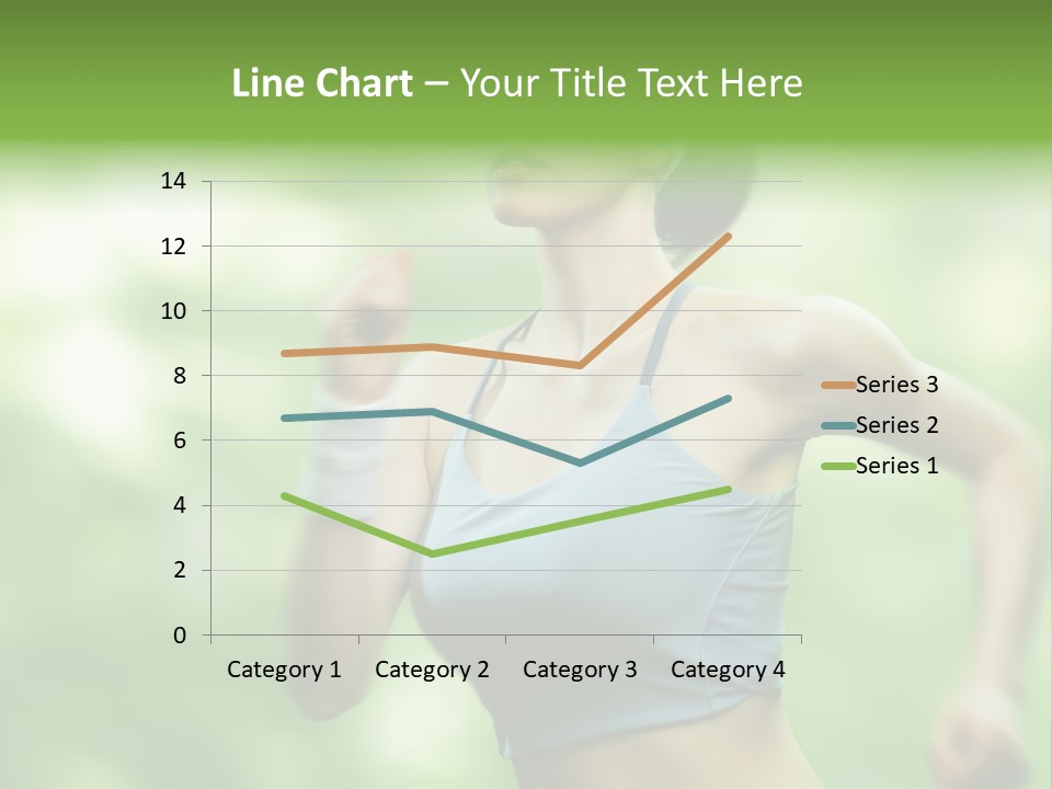 Caucasian Beauty One PowerPoint Template