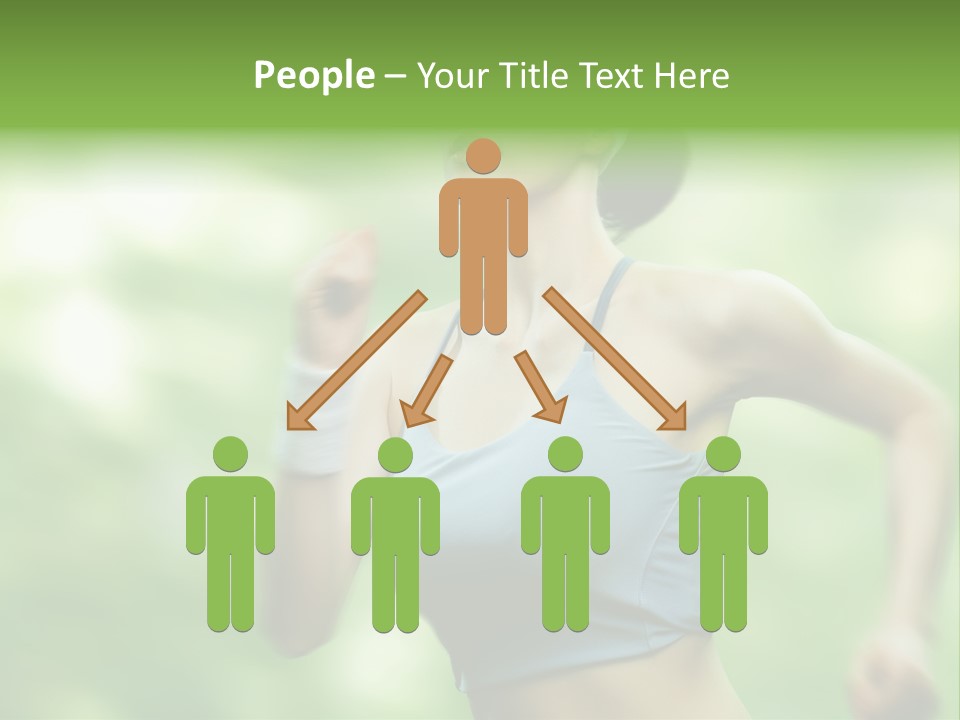 Caucasian Beauty One PowerPoint Template