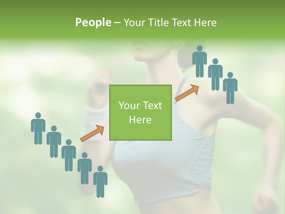 Caucasian Beauty One PowerPoint Template