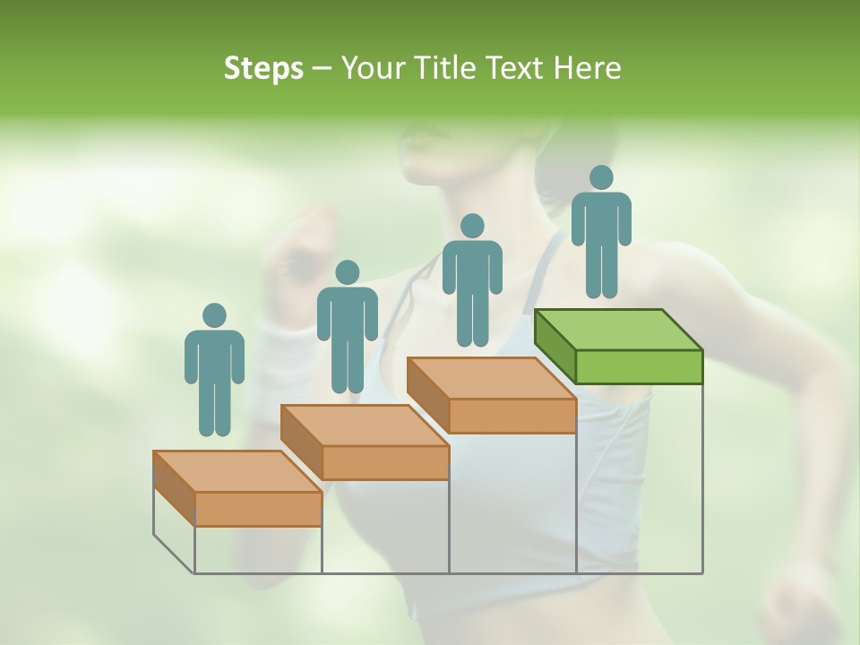 Caucasian Beauty One PowerPoint Template