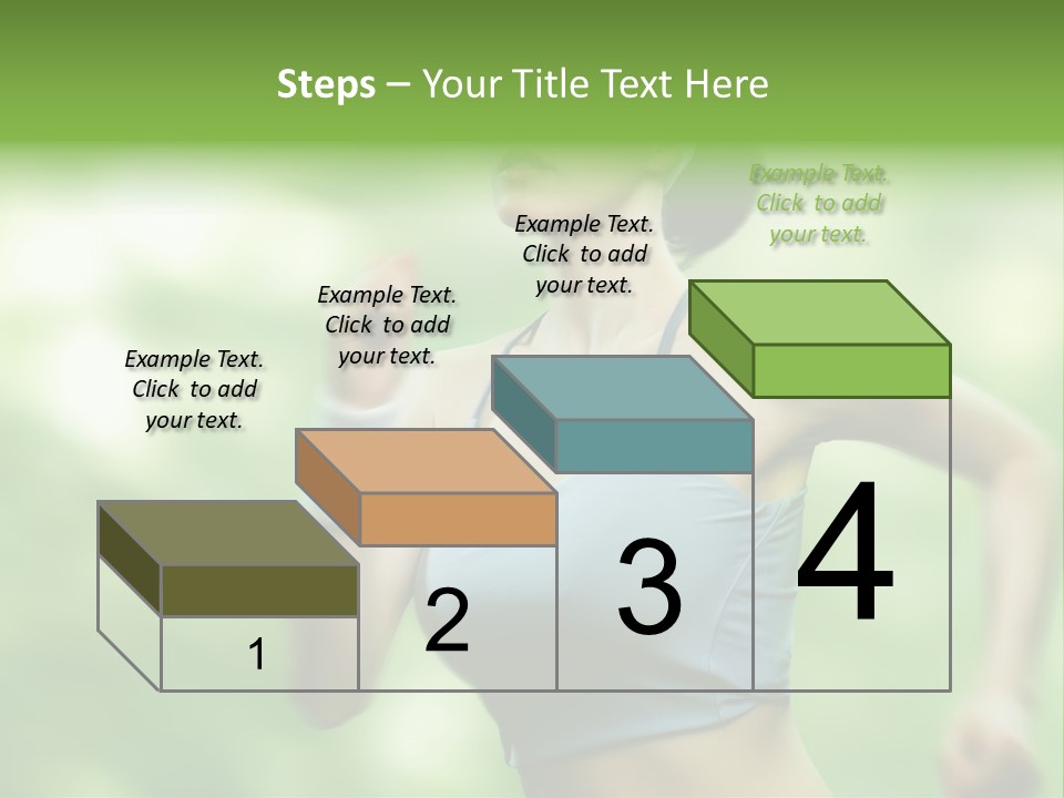 Caucasian Beauty One PowerPoint Template