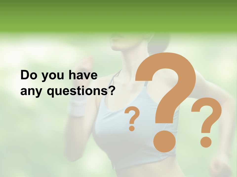 Caucasian Beauty One PowerPoint Template