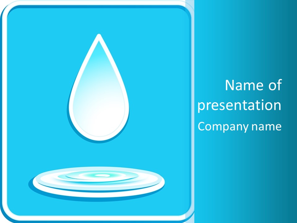 Supply Blob Shipping PowerPoint Template