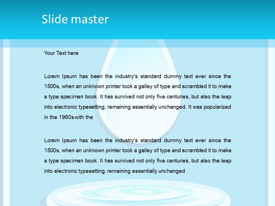 Supply Blob Shipping PowerPoint Template