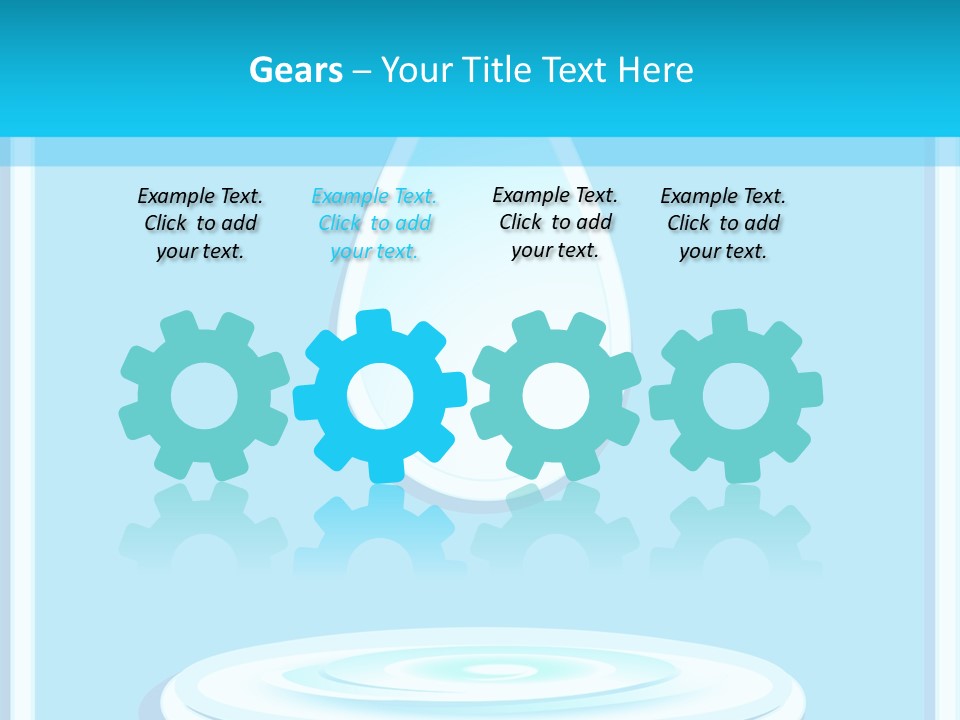 Supply Blob Shipping PowerPoint Template