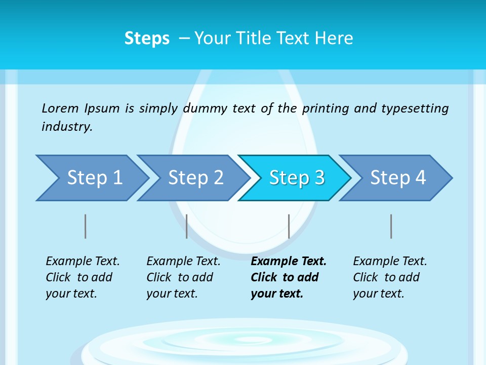 Supply Blob Shipping PowerPoint Template