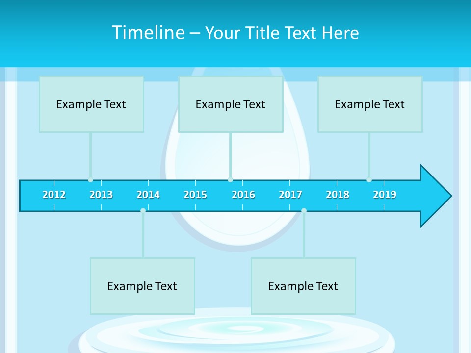 Supply Blob Shipping PowerPoint Template