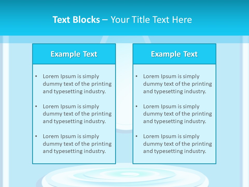 Supply Blob Shipping PowerPoint Template