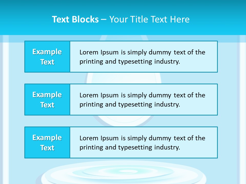 Supply Blob Shipping PowerPoint Template