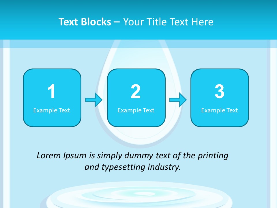 Supply Blob Shipping PowerPoint Template