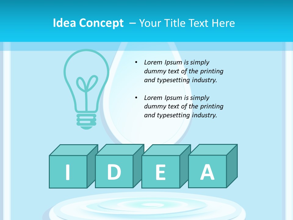 Supply Blob Shipping PowerPoint Template