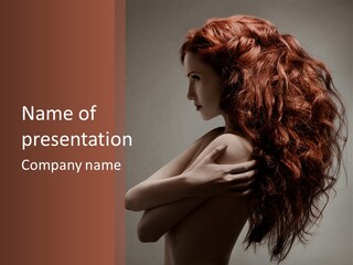 Health Beauty Straight PowerPoint Template