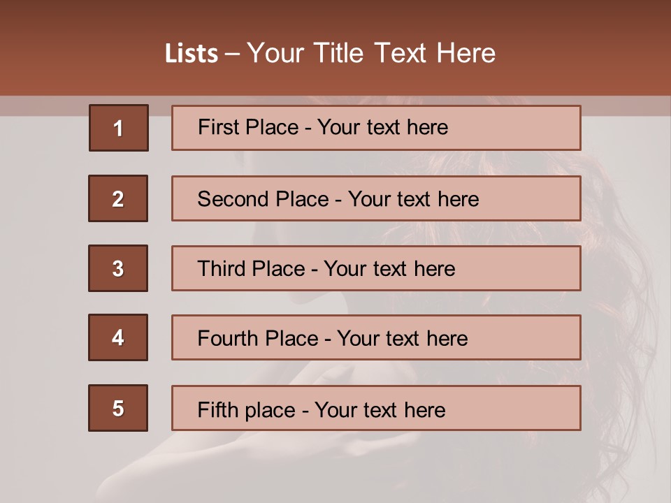 Health Beauty Straight PowerPoint Template