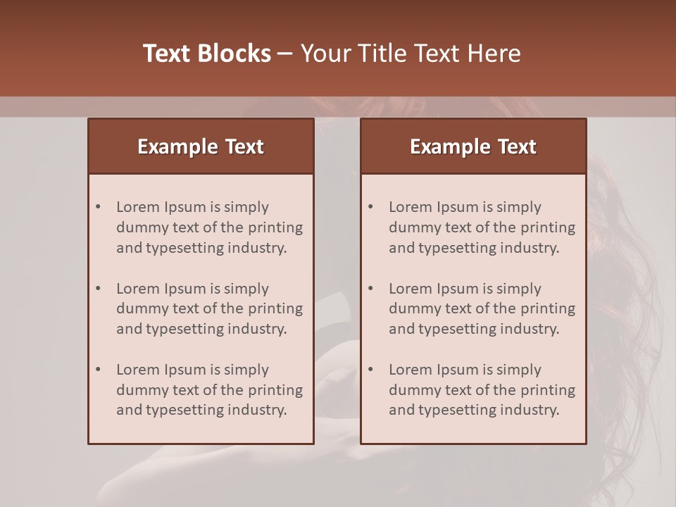 Health Beauty Straight PowerPoint Template