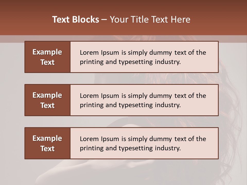 Health Beauty Straight PowerPoint Template